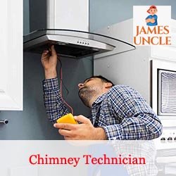 Chimney technician Mr. Akash Biswas in Baidyabati